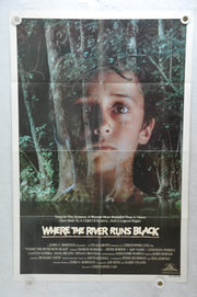1986 Where the River Runs Black Original 1SH Movie Poster 27 x41 Charles Durning   - TvMovieCards.com