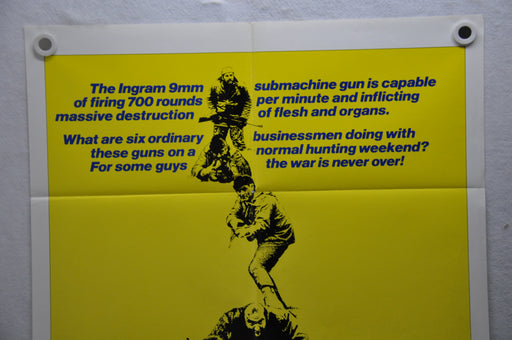 1976 Shoot Original 1SH Movie Poster 27 x 41 Cliff Robertson, Ernest Borgnine   - TvMovieCards.com