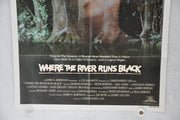 1986 Where the River Runs Black Original 1SH Movie Poster 27 x41 Charles Durning   - TvMovieCards.com