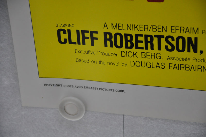 1976 Shoot Original 1SH Movie Poster 27 x 41 Cliff Robertson, Ernest Borgnine   - TvMovieCards.com