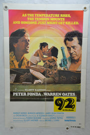 1975 92 in the Shade Original 1SH Movie Poster 27 x 41 Peter Fonda, Warren Oates   - TvMovieCards.com