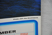 Yugoslavia Airlines Olympics Travel Poster JAT September 1983 Calendar 26" x 38"   - TvMovieCards.com