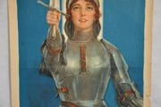 World War I "Joan of Arc Saved France" Propaganda War Poster (20" X 30")   - TvMovieCards.com