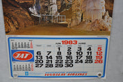 Yugoslavia Airlines Olympics Travel Poster JAT June 1983 Calendar 26" x 38"   - TvMovieCards.com