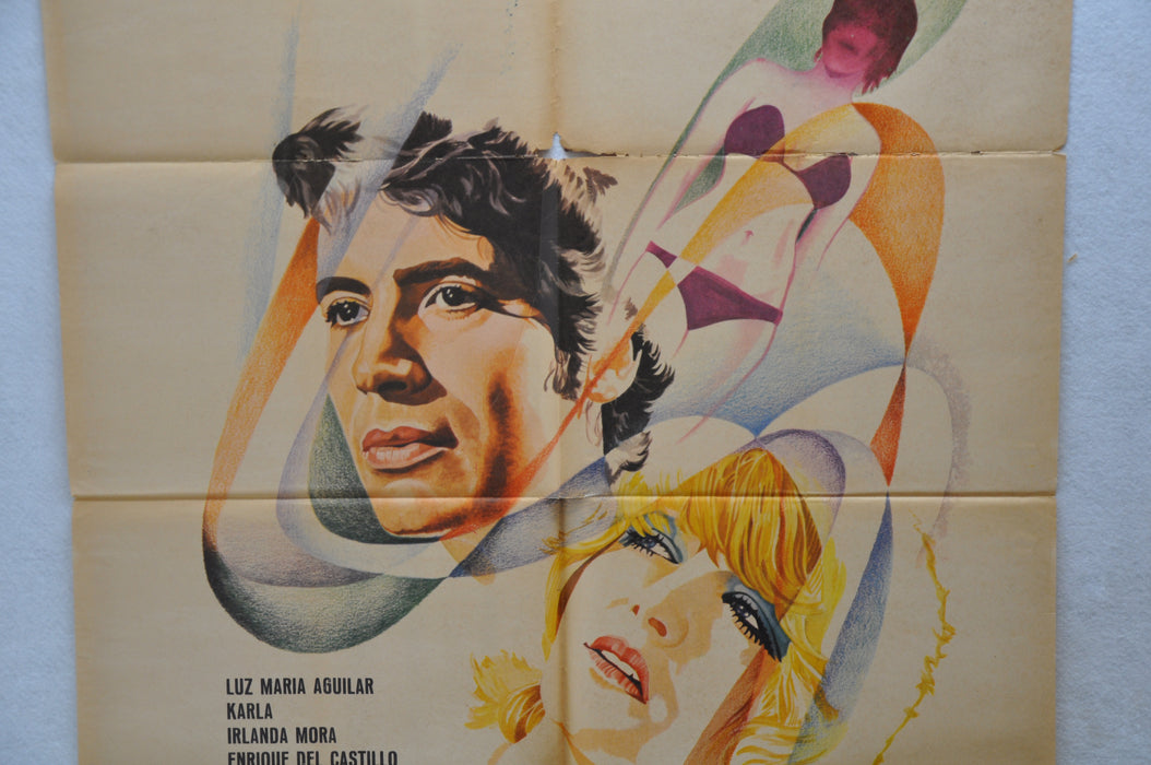 1975 Laberinto de Pasiones Original 1SH Movie Poster Enrique Álvarez Félix   - TvMovieCards.com