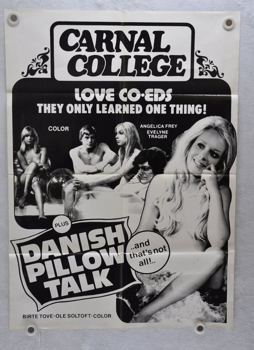 1973 Between the Sheets Original 1SH Movie Poster Birte Tove Ole Søltoft   - TvMovieCards.com