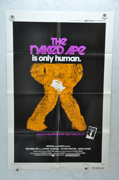 1973 The Naked Ape Original 1SH Movie Poster 27 x 41 Johnny Crawford Principal   - TvMovieCards.com