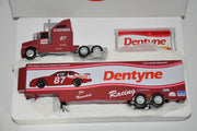 Peachstate Motor Sports #87 Joe Nemechek DENTYNE Drop Bed Trailer Truck   - TvMovieCards.com