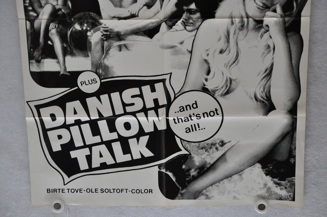 1973 Between the Sheets Original 1SH Movie Poster Birte Tove Ole Søltoft   - TvMovieCards.com
