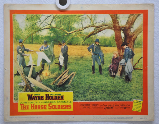 The Horse Soldiers Lobby Card #6 Movie Poster John Wayne William Holden   - TvMovieCards.com