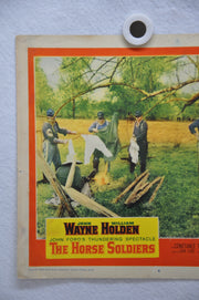 The Horse Soldiers Lobby Card #6 Movie Poster John Wayne William Holden   - TvMovieCards.com