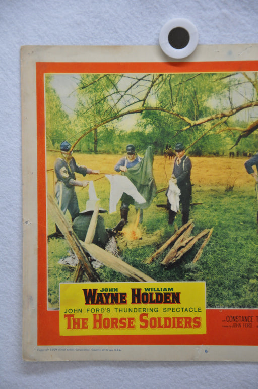 The Horse Soldiers Lobby Card #6 Movie Poster John Wayne William Holden   - TvMovieCards.com