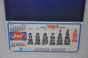 Yugoslavia Airlines Olympics Travel Poster JAT April 1983 Calendar 26" x 38"   - TvMovieCards.com