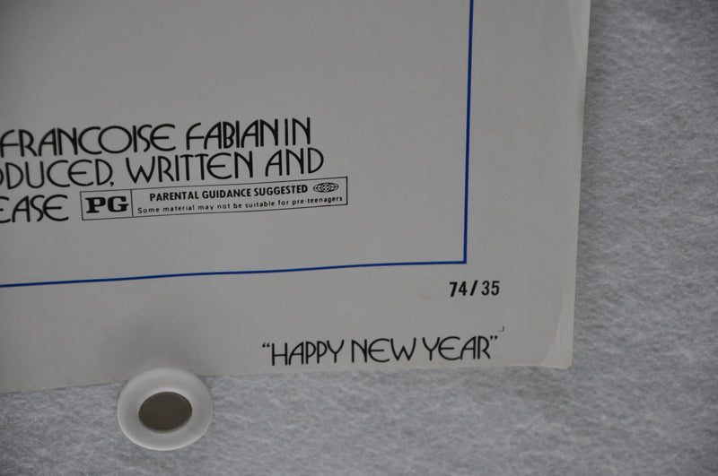 1973 Happy New Year Original 1SH Movie Poster 27 x 41 Lino Ventura Fabian   - TvMovieCards.com