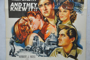 1952 Thunderbirds Original 1SH Movie Poster John Derek, John Drew Barrymore   - TvMovieCards.com