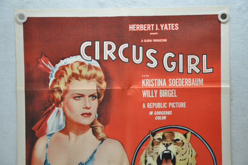 1956 Circus Girl Original 1SH Movie Poster Kristina Söderbaum Willy Birgel   - TvMovieCards.com