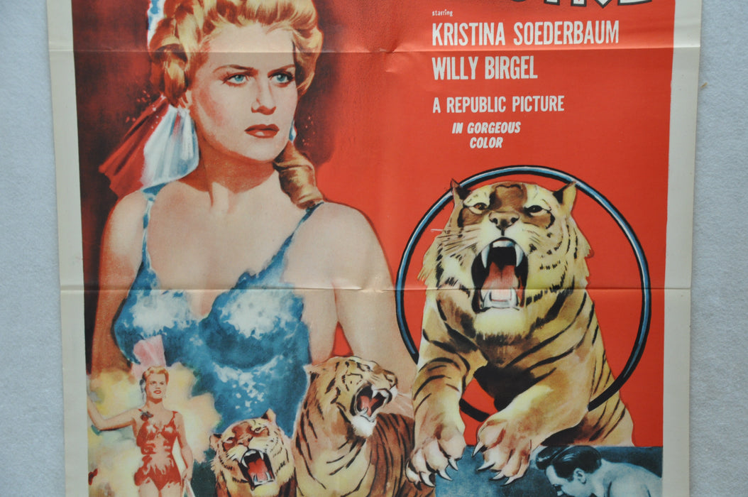 1956 Circus Girl Original 1SH Movie Poster Kristina Söderbaum Willy Birgel   - TvMovieCards.com