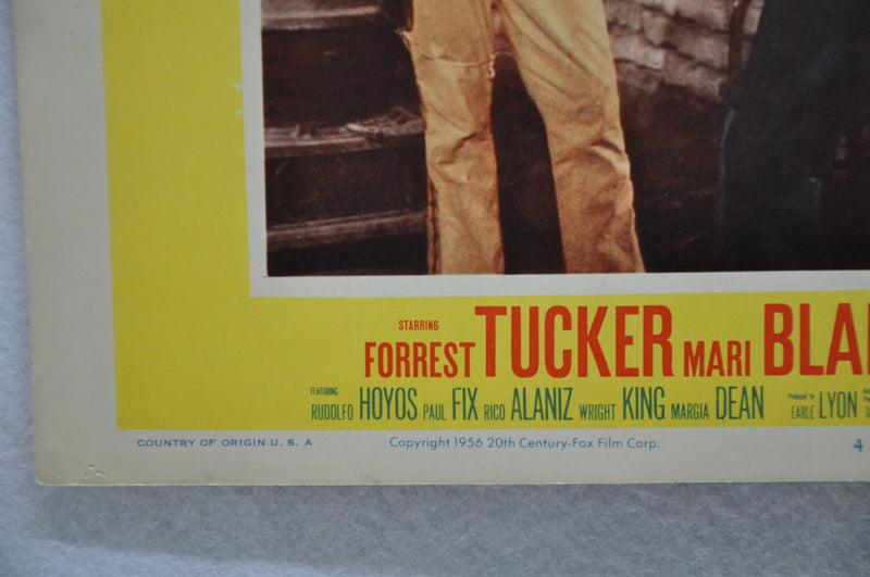 Stagecoach to Fury Lobby Card #4 Movie Poster Forrest Tucker, Mari Blanchard   - TvMovieCards.com