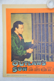 Outlaw's Son Lobby Card #5 Movie Poster Dane Clark, Ben Cooper, Lori Nelson   - TvMovieCards.com