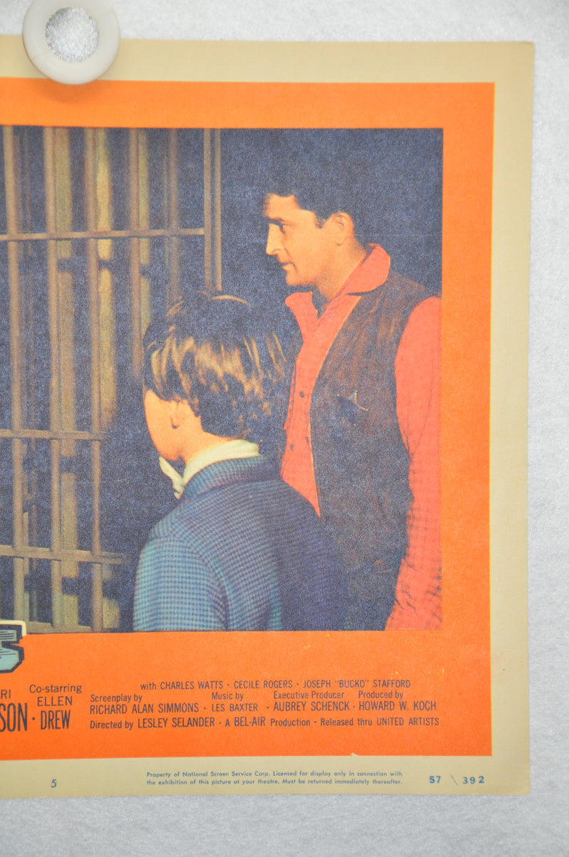 Outlaw's Son Lobby Card #5 Movie Poster Dane Clark, Ben Cooper, Lori Nelson   - TvMovieCards.com