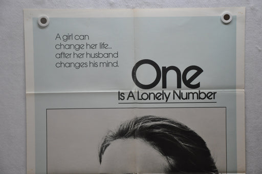 1972 One is a Lonely Number Original 1SH Movie Poster 27 x 41 Trish Van Devere   - TvMovieCards.com