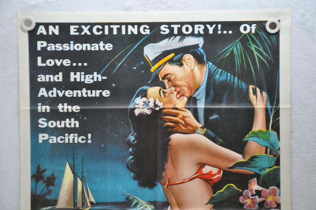 1957 Hell Ship Mutiny Original 1SH Movie Poster Jon Hall, John Carradine, Peter   - TvMovieCards.com
