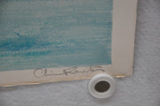 Reiter "Harbor Sailboat Scene" Signed Lithograph Print 21 x 30   - TvMovieCards.com