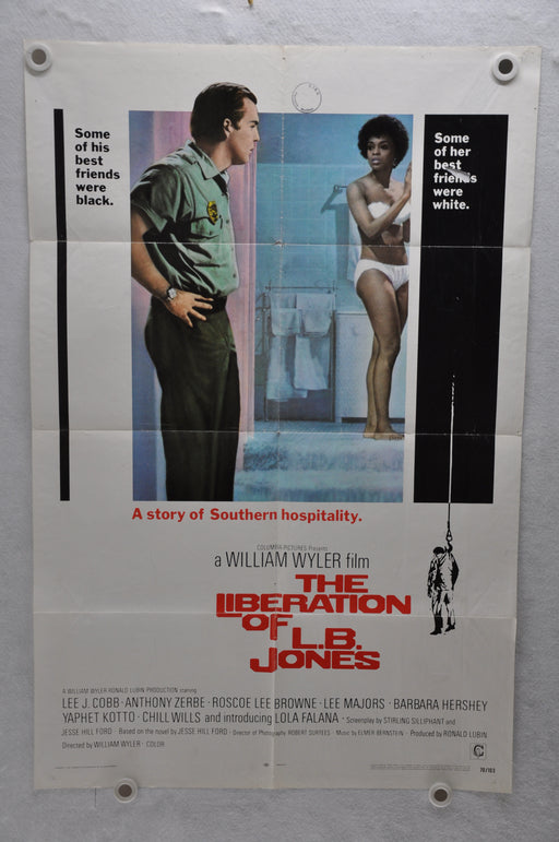 1970 The Liberation of L.B. Jones Original 1SH Movie Poster 27 x 41 Lee J. Cobb   - TvMovieCards.com