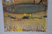 Vintage 1979 Yugoslavia Travel Poster "Wild Horses" 26.5" x 38.5"   - TvMovieCards.com