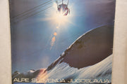Vintage 1977 Yugoslavia Travel Poster "Alpe Slovenija" 26.5" x 38.5"   - TvMovieCards.com