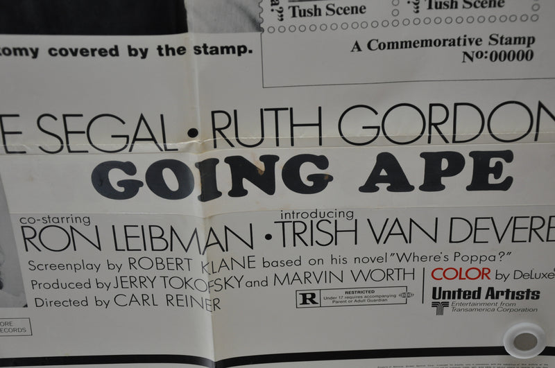 1970 Where's Poppa (Going Ape) Original 1SH Movie Poster 27 x 41 George Segal   - TvMovieCards.com