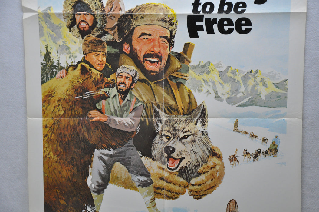 1975 Challenge To Be Free Original 1SH Movie Poster 27 x 41 Mike Mazurki   - TvMovieCards.com