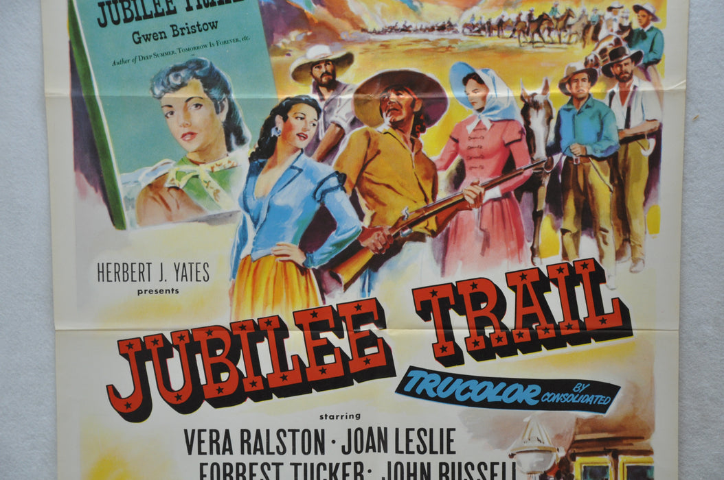1954 Jubilee Trail Original 1SH Movie Vera Ralston, Joan Leslie, Forrest Tucker   - TvMovieCards.com