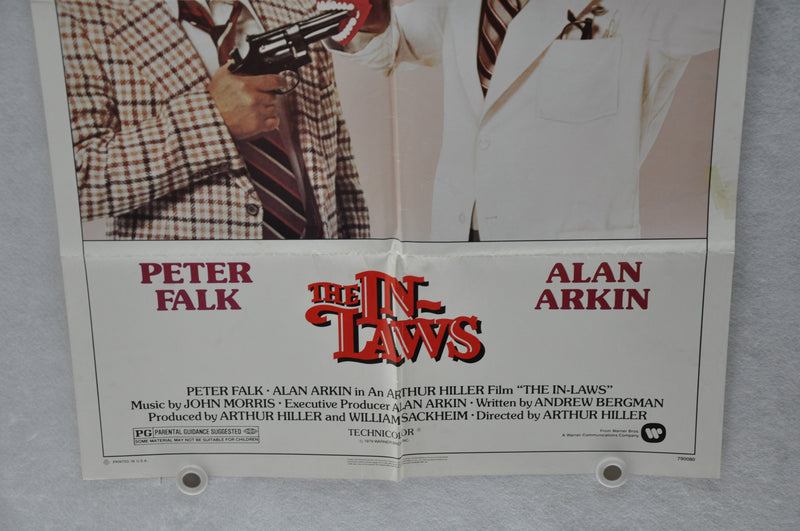 1979 The In-Laws Original 1SH Movie Poster 27 x 41 Peter Falk Alan Arkin   - TvMovieCards.com