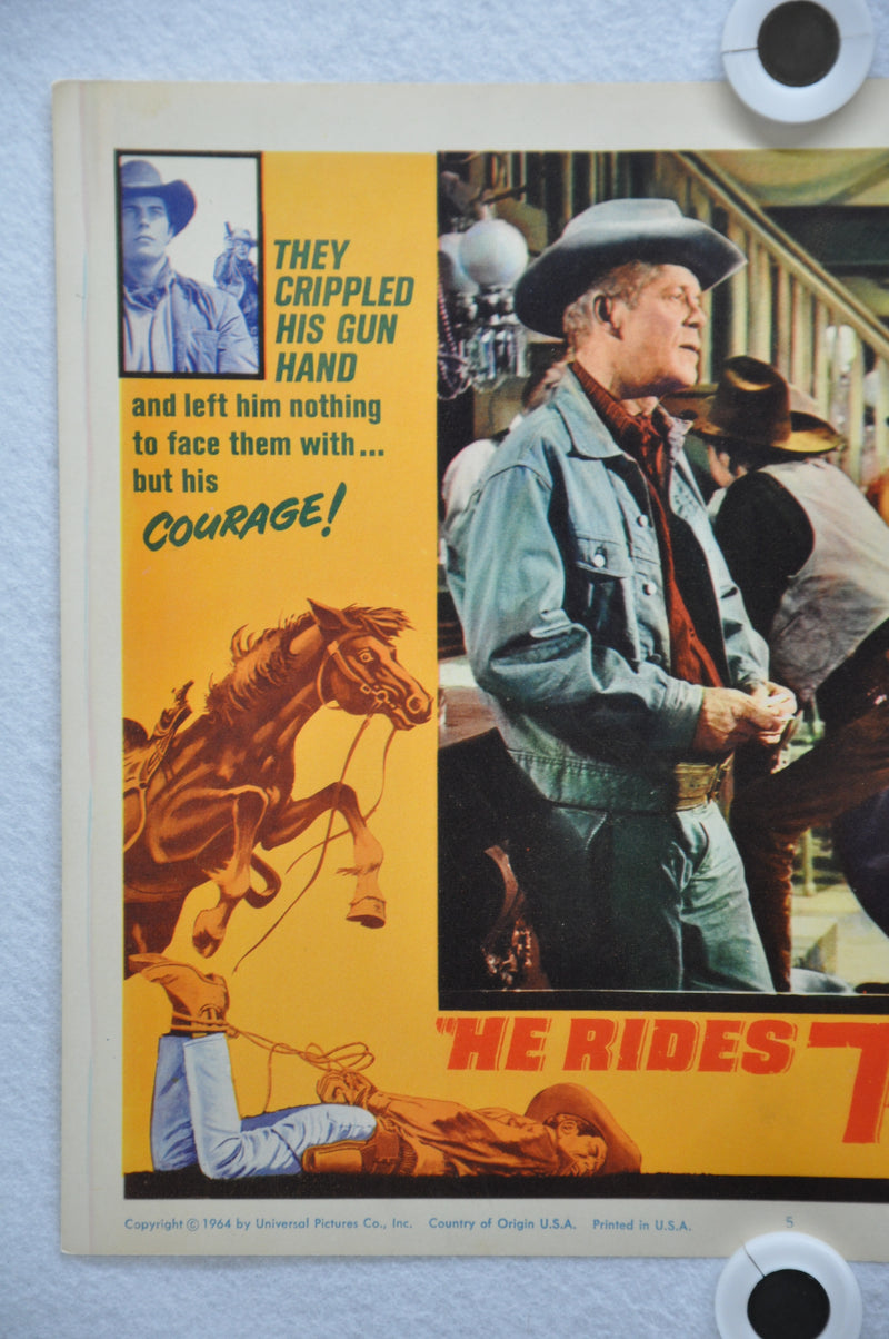 He Rides Tall 1964 Lobby Card #5 Movie Poster Tony Young, Dan Duryea, Jo Morrow   - TvMovieCards.com