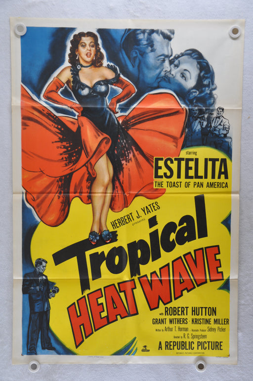 1952 Tropical Heat Wave Original 1SH Movie Estelita Rodriguez Home Decor   - TvMovieCards.com