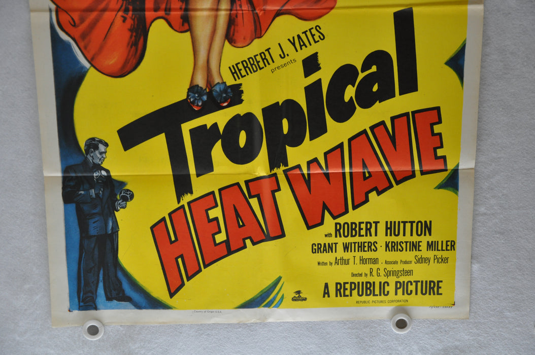 1952 Tropical Heat Wave Original 1SH Movie Estelita Rodriguez Home Decor   - TvMovieCards.com