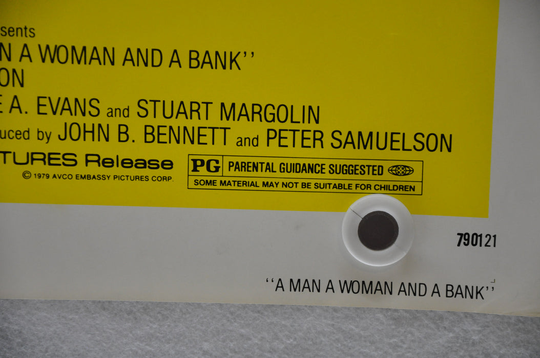 1979 A Man, a Woman and a Bank Original 1SH Movie Poster 27x41 Donald Sutherland   - TvMovieCards.com
