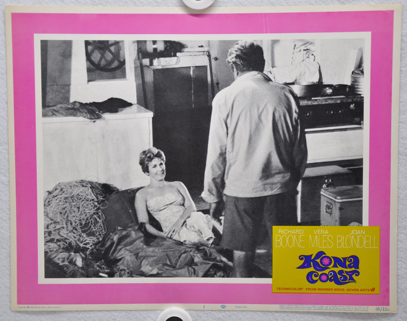 Kona Coast 1968 Lobby Card #1 Movie Poster Richard Boone Vera Miles Joan Blondel   - TvMovieCards.com