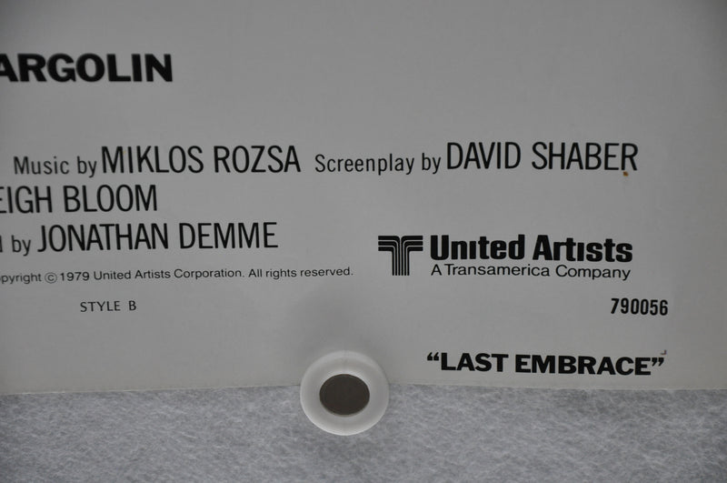 1979 Last Embrace Original 1SH Movie Poster 27 x 41 Roy Scheider, Janet Margolin   - TvMovieCards.com