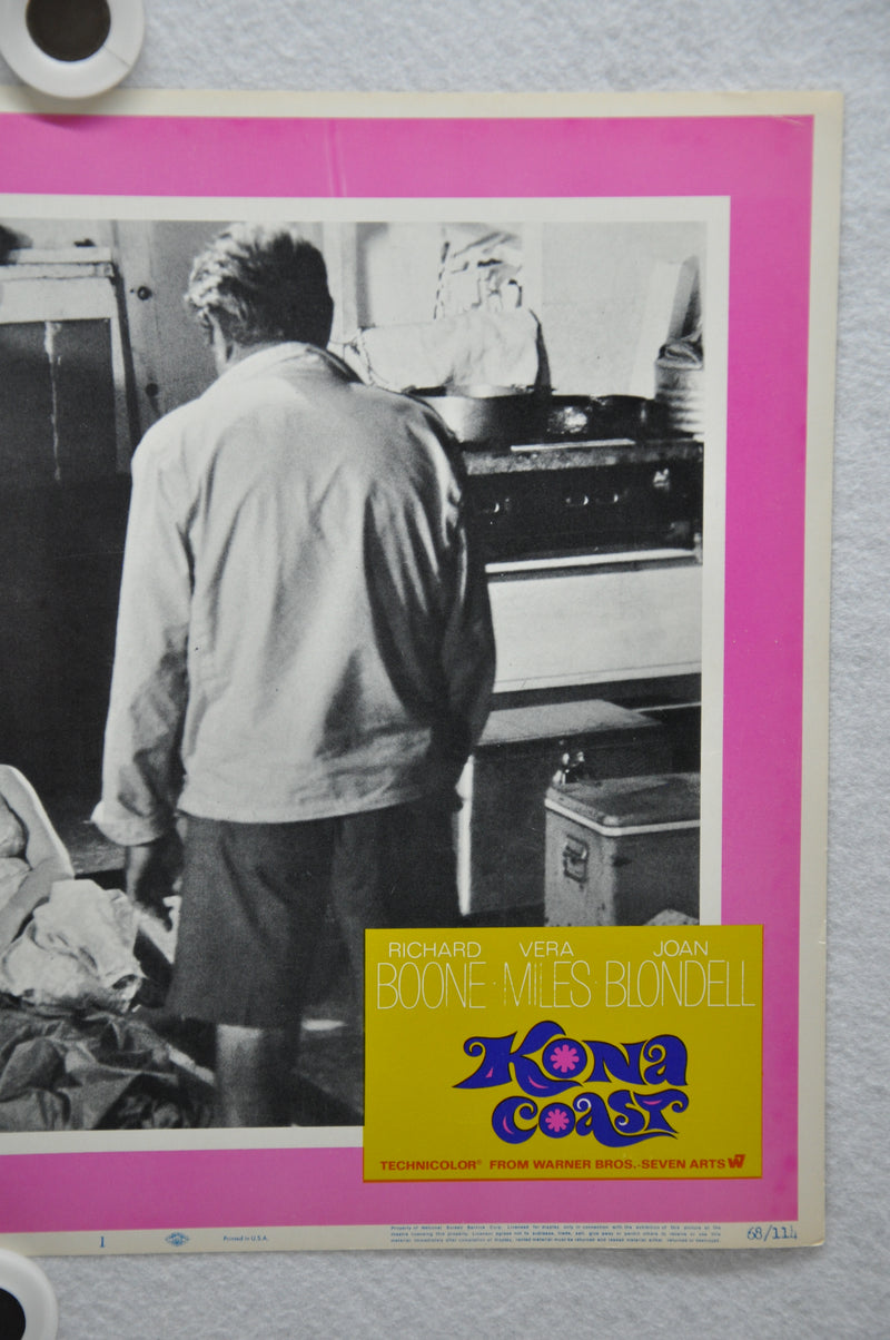 Kona Coast 1968 Lobby Card #1 Movie Poster Richard Boone Vera Miles Joan Blondel   - TvMovieCards.com