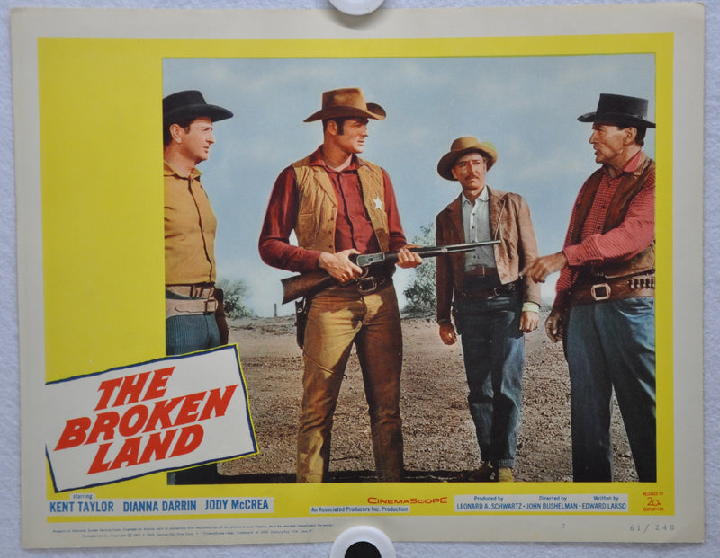 The Broken Land 1962 Lobby Card #7 Movie Poster Kent Taylor, Diana Darrin   - TvMovieCards.com
