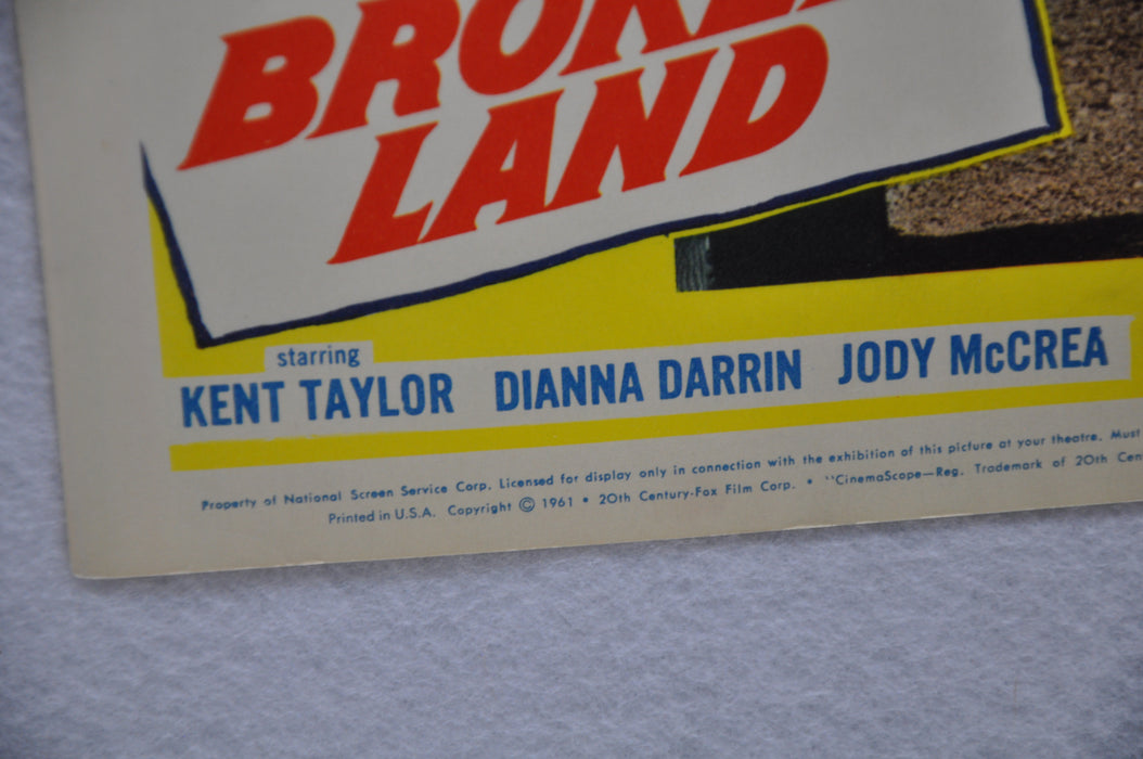 The Broken Land 1962 Lobby Card #7 Movie Poster Kent Taylor, Diana Darrin   - TvMovieCards.com
