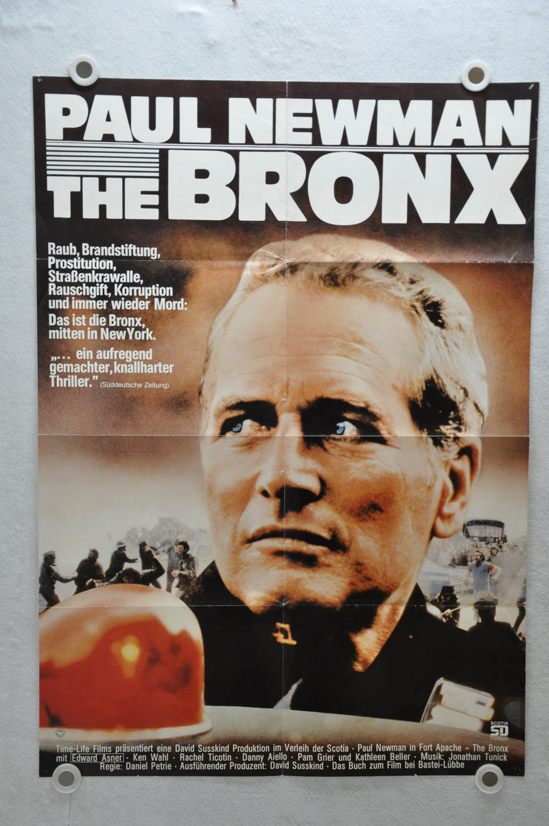 1981 Fort Apache, The Bronx German Original Movie Poster 23 x 33 Paul Newman   - TvMovieCards.com