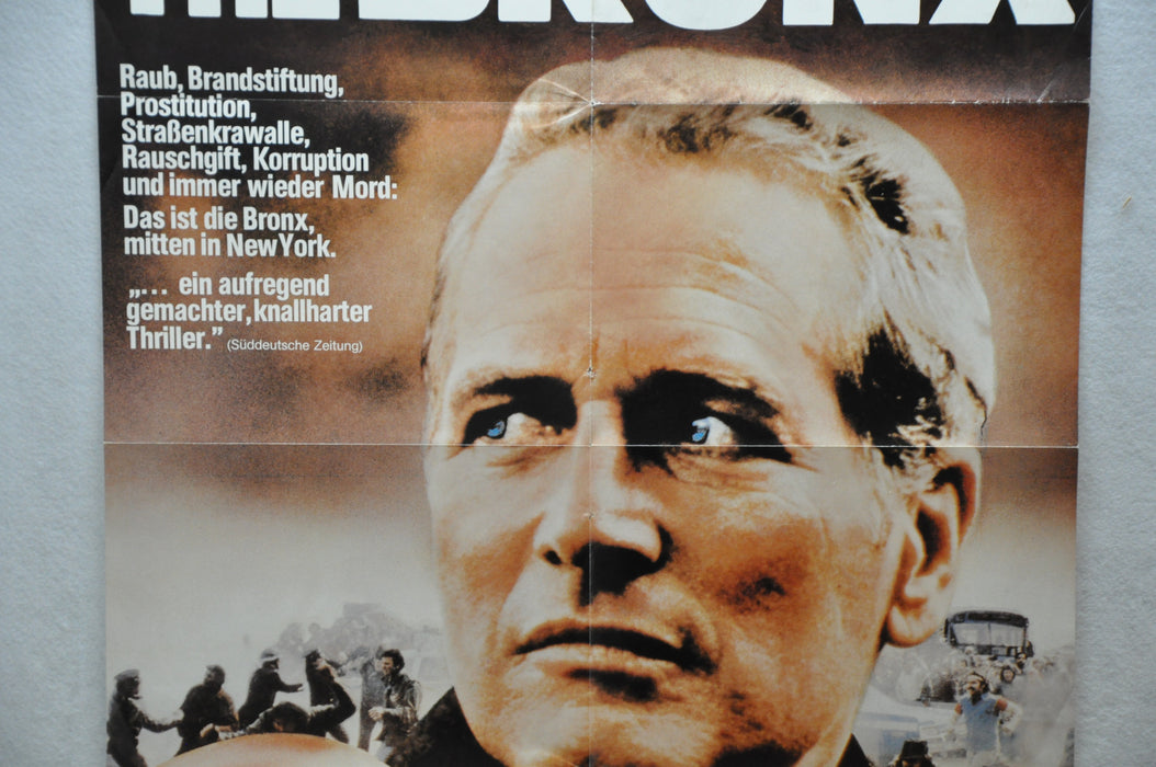 1981 Fort Apache, The Bronx German Original Movie Poster 23 x 33 Paul Newman   - TvMovieCards.com