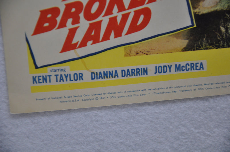 The Broken Land 1962 Lobby Card #4 Movie Poster Kent Taylor, Diana Darrin   - TvMovieCards.com