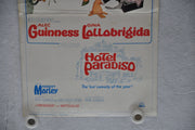 1966 Hotel Paradiso Original Insert Movie Poster Gina Lollobrigida, Alec Guinnes   - TvMovieCards.com