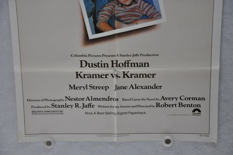 1979 Kramer Vs Kramer Original 1SH Movie Poster 27 x 41 Dustin Hoffman   - TvMovieCards.com