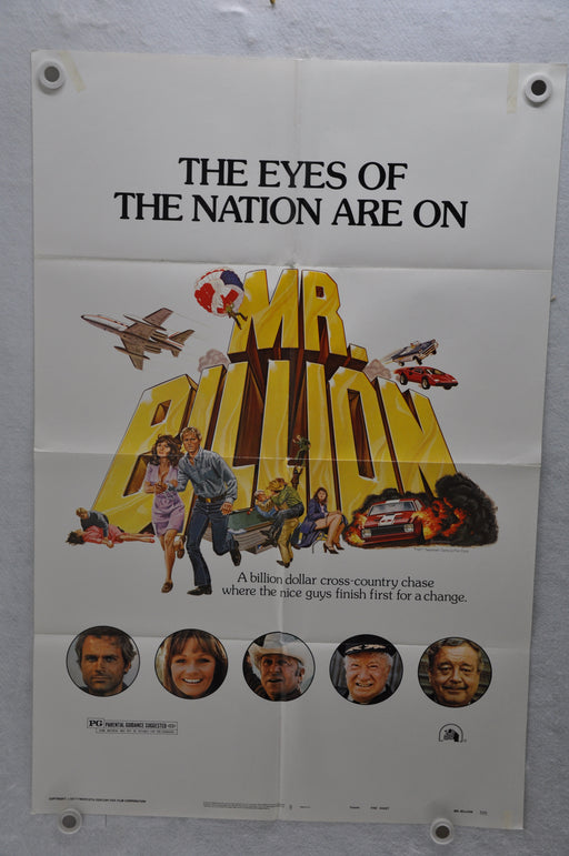 1977 Mr. Billion Original 1SH Movie Poster 27 x 41 Terence Hill Jackie Gleason   - TvMovieCards.com