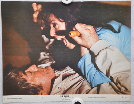 The Omen Lobby Card #5 1976 Movie Poster Gregory Peck Lee Remick Harvey Stephens   - TvMovieCards.com